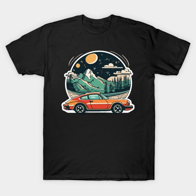 Porsche 911 | Vintage Car T-Shirt by kknows